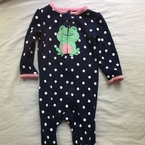 One piece baby footie